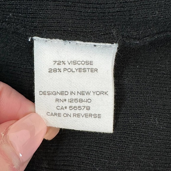 Intermix Off The Shoulder Sweater Wrap Criss Cross Long Sleeve Fitted Sweater - Picture 9 of 9